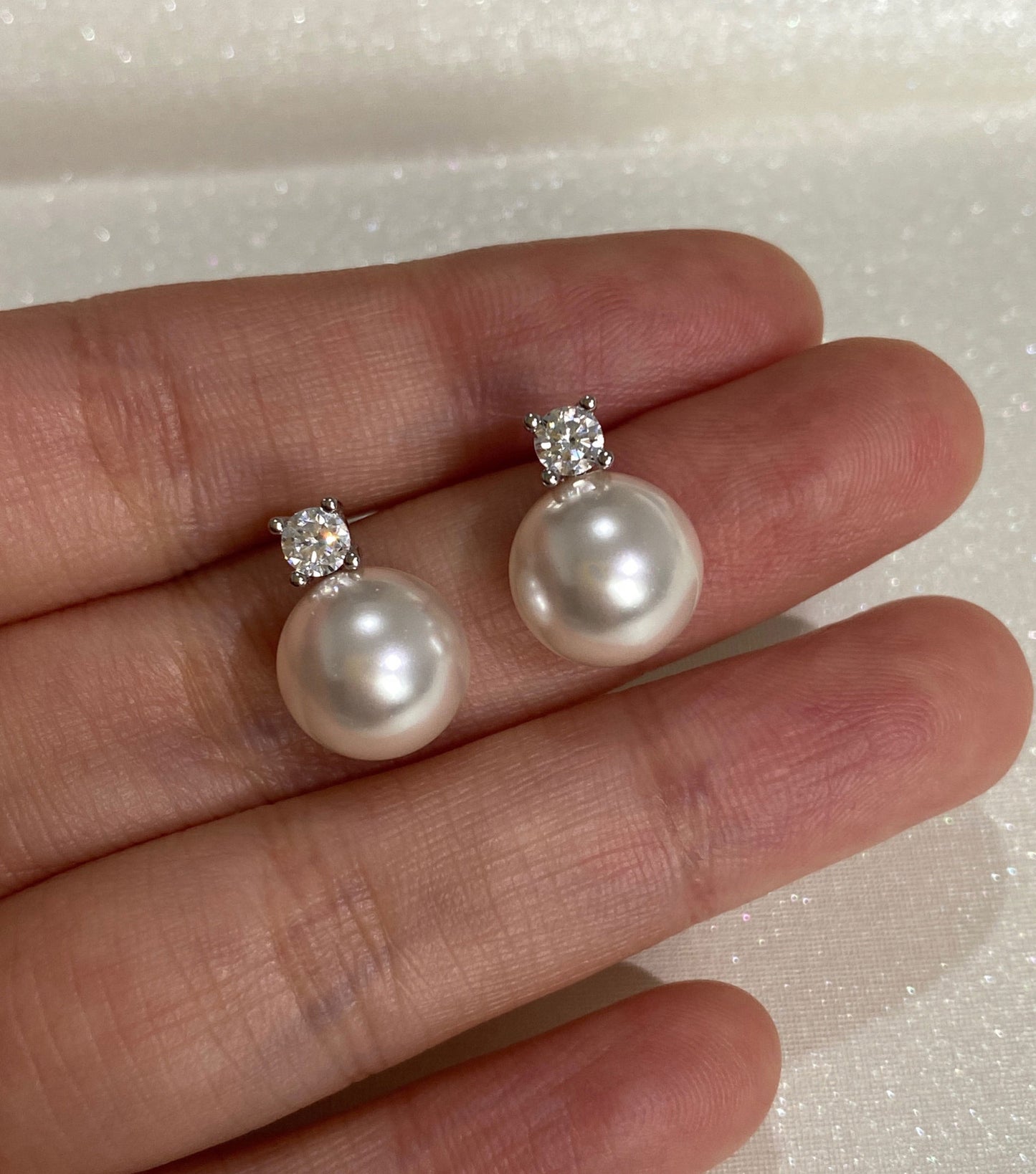 Aretes de plata Luz