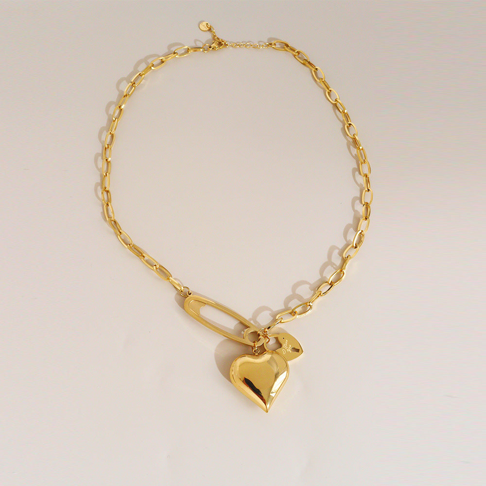 Collar Corazon con clip